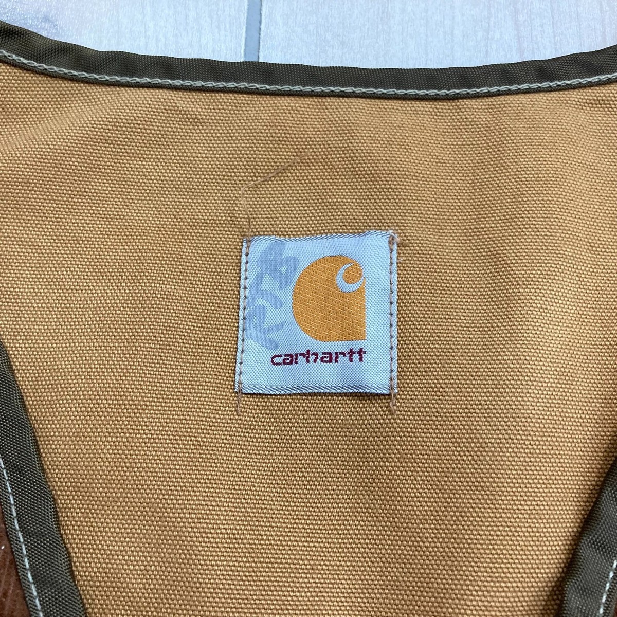 Vintage Carhartt Hunting Vest Mens XL Canvas Corduroy Shell