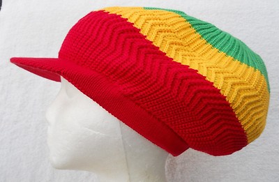 GREEN~HAT~MARLEY~RASTA~REGGAE~LION 