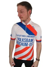 Vtg Santini 80s 90s Vorarlberg Volksbank UCI Pro Team Cycling Jersey Mens Medium