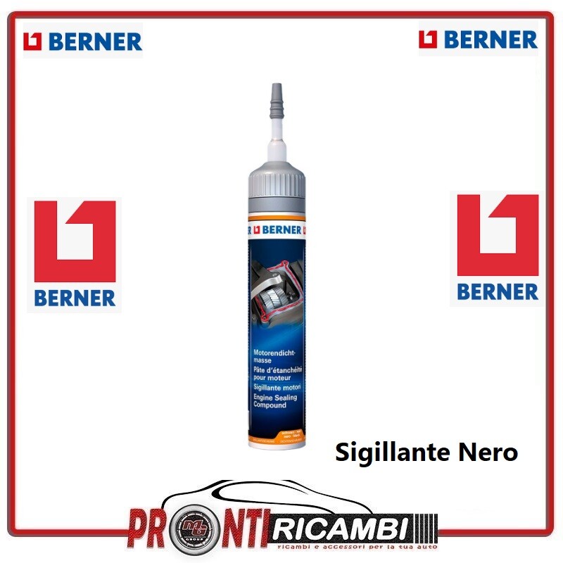 SIGILLANTE MOTORE BERNER NERO ADATTO AD ALTE TEMPERATURE SUPER RESISTENTE 100%