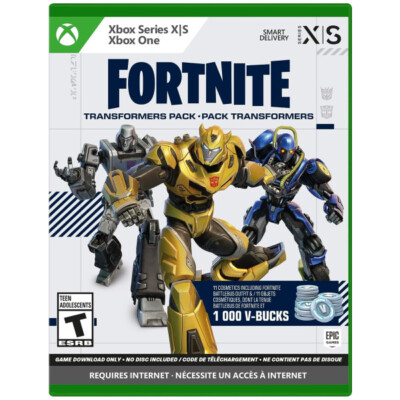 Fortnite Transformers Pack (Xbox One) Brand New
