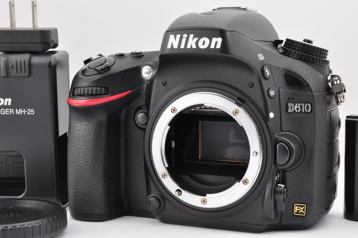 Mint Nikon D610 24.3MP Digital SLR Camera Body Shutter Count