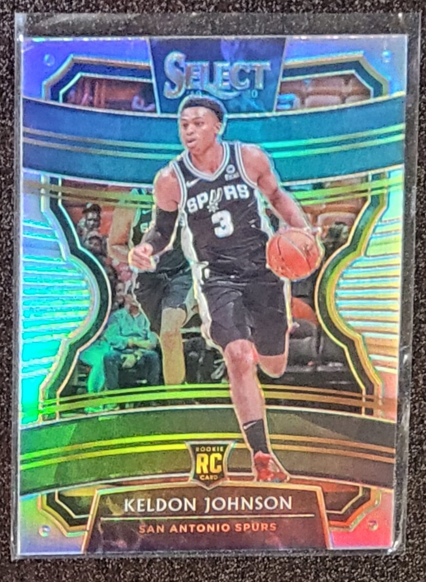 2019-20 Select Keldon Johnson RC Rookie Concourse Silver #45 Spurs FTSN