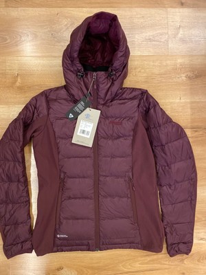 BERGANS MYRE DOWN JACKET WOMEN'S SIZE:MEDIUM COLOR:DARK RUBY