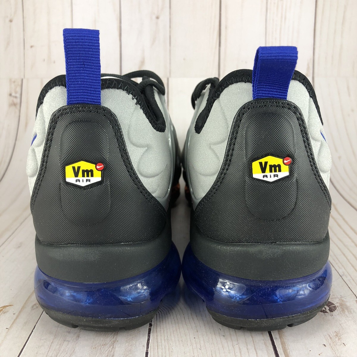 Nike Air Vapormax Plus Sneakers Metallic Silver Gray Blue  display picture 3