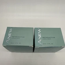 Avon ANEW Retroactive Repair Cream 50 ml 1.7 FL OZ - 2000 New Old Stock Lot of 2