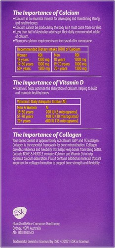 Caltrate Bone And Muscle Health Tablets, Multi 100 Count (Pack Of 1) Au - Picture 3 of 6