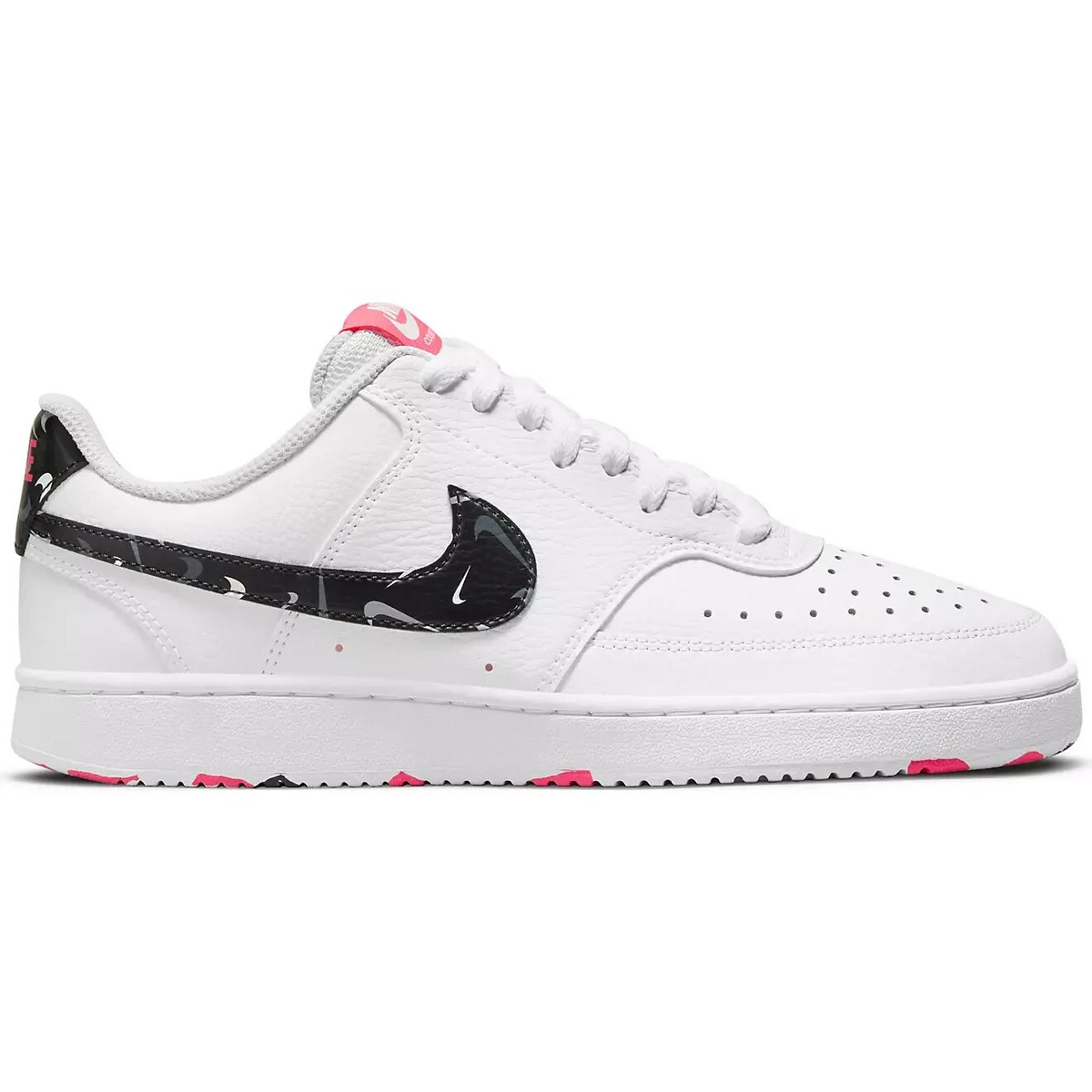 Nike Court Vision Low White Hyper Pink DM8079-100 Womens US
