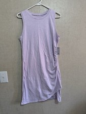 Nine West Women’s Light Purple Sleeveless Midi Dress Size XL New W/ Defect