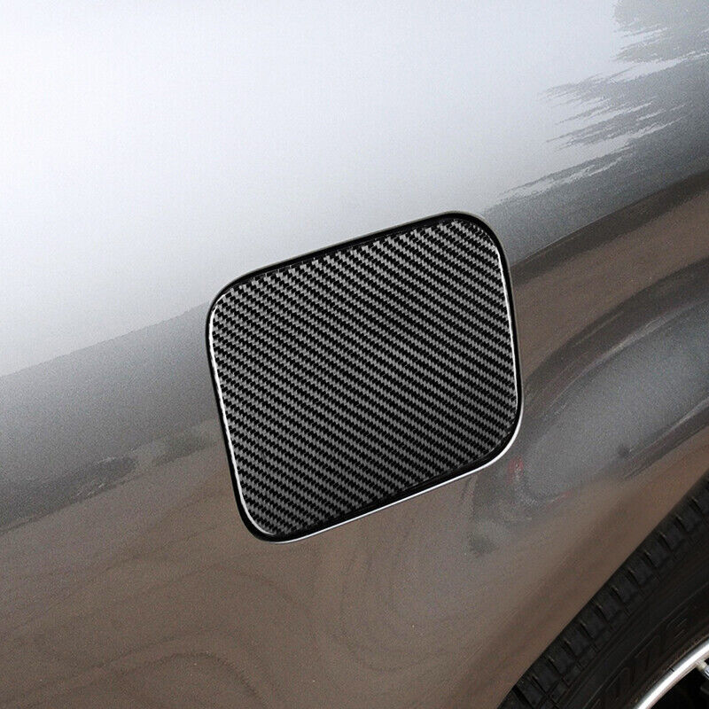 Carbon Fiber Car Door Gas Cap Fuel Filler Tank Cover For 20092013