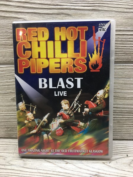 Red Hot Chili Peppers Blast Live In Glasgow Fruit Market DVD (2008) Autographed