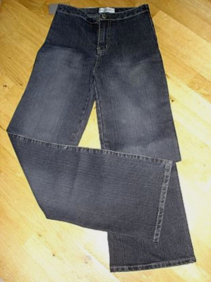 NEU Machine Jeans W 27 28 34 36 XS Designer Damen Hose, weites Hosenbein