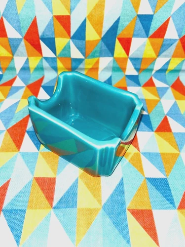FIESTA SUGAR PACKET HOLDER CADDY turquoise blue NEW Fiestaware