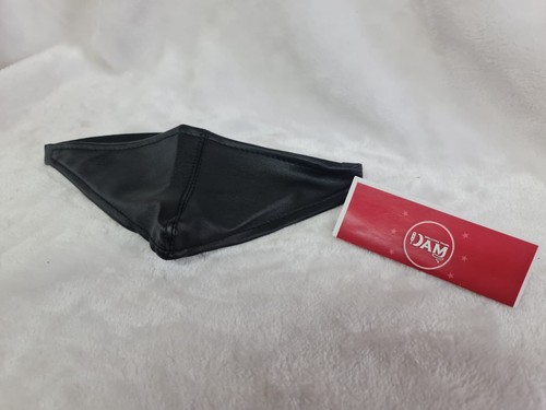 BDSM BLINDFOLDS FAUX LEATHER Eye Mask Sexy Blinder Cuffs Couples Bedroom toy, SM - Picture 18 of 21
