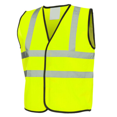 CHILDS HI VIS VEST HIGH VISIBILITY JACKET KIDS SCHOOL