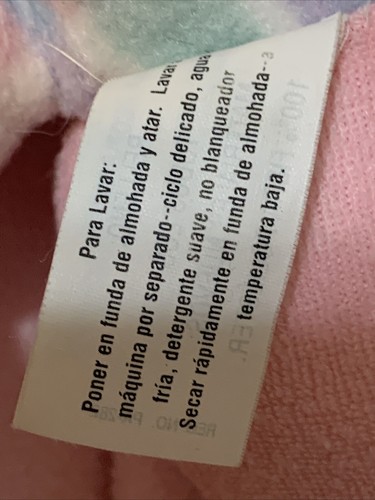 VTG Playskool Snuzzles Pink Pastel Plaid Plush Bunny Rabbit Lovey 1996 5038/5035 - Picture 4 of 10
