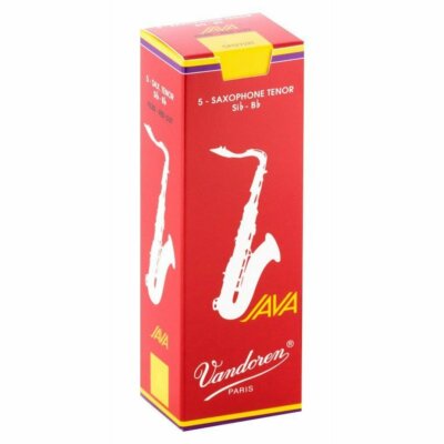 Vandoren Sax/Saxophon Java Red Cut Tenorblätter 5er Pack, Stärke 1,5 SR2715R
