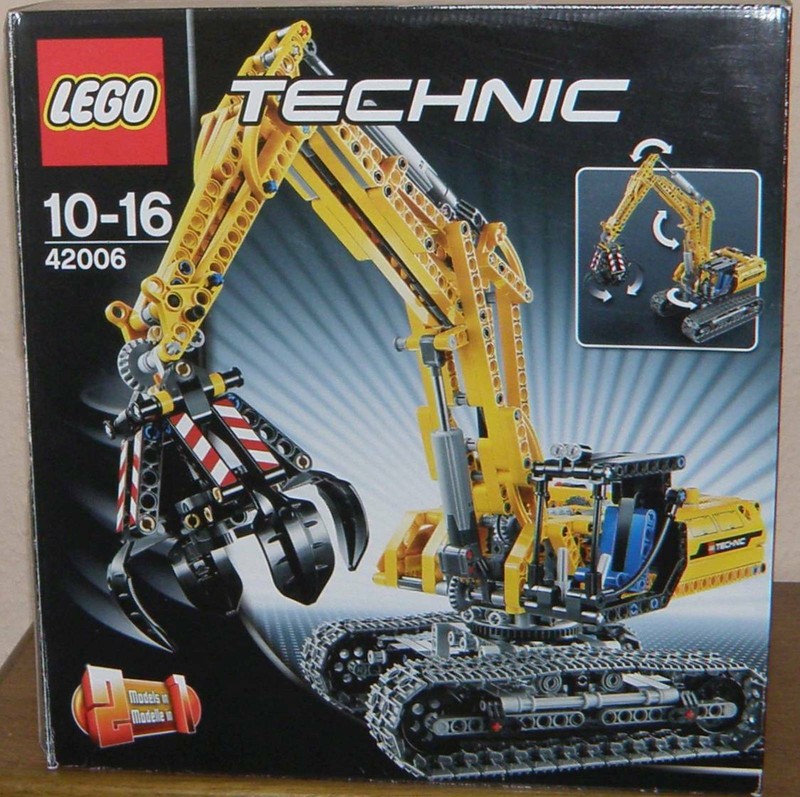 Lego Technic 42006 Excavator Crawler Excavator 100% Complete with Original Box and BA