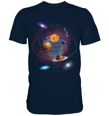 Planeten im Sonnensystem T-Shirt | Weltall Astronom Universum Astronomie