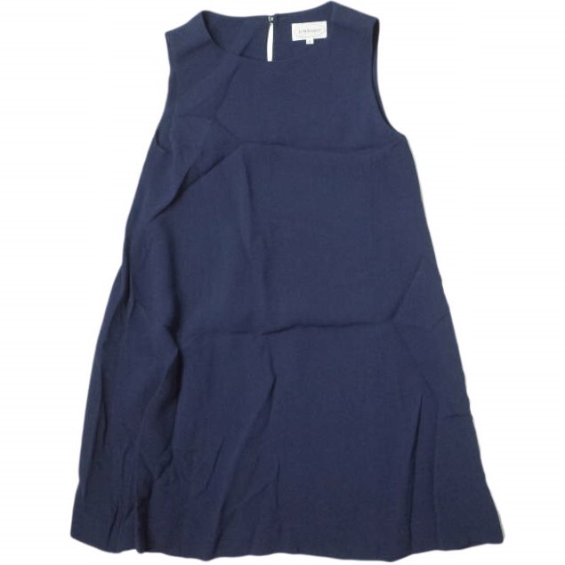 J&M Davidson Japan Sleeveless flare dress 7652B-19006 8 Navy knee 