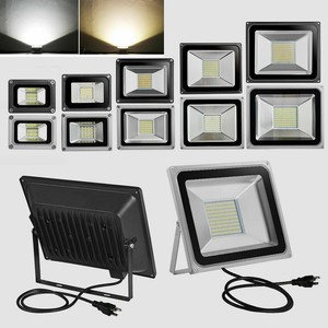 100W 50W 30W 20W 10W LED Flood Light Yard Outdoor Security Lamp AC12-24V/110V