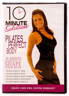 10 Minute Solution: Pilates Perfect Body - DVD/2008- By Suzanne Bowen-New Sealed