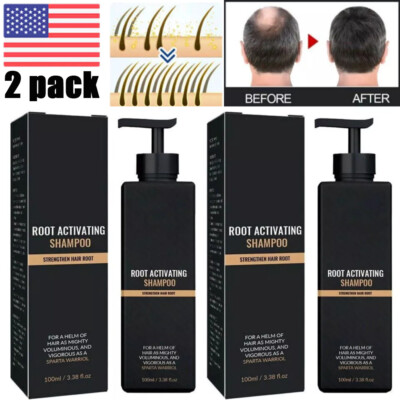 2Pack Shampoo,Root Activator Shampoo,Natural Hair Shampoos Root Activator