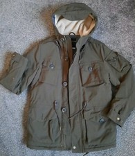 REDHERRING LADIES PARKA COAT OLIVE GREEN V.G.C.SIZE MED 40 Inch Chest