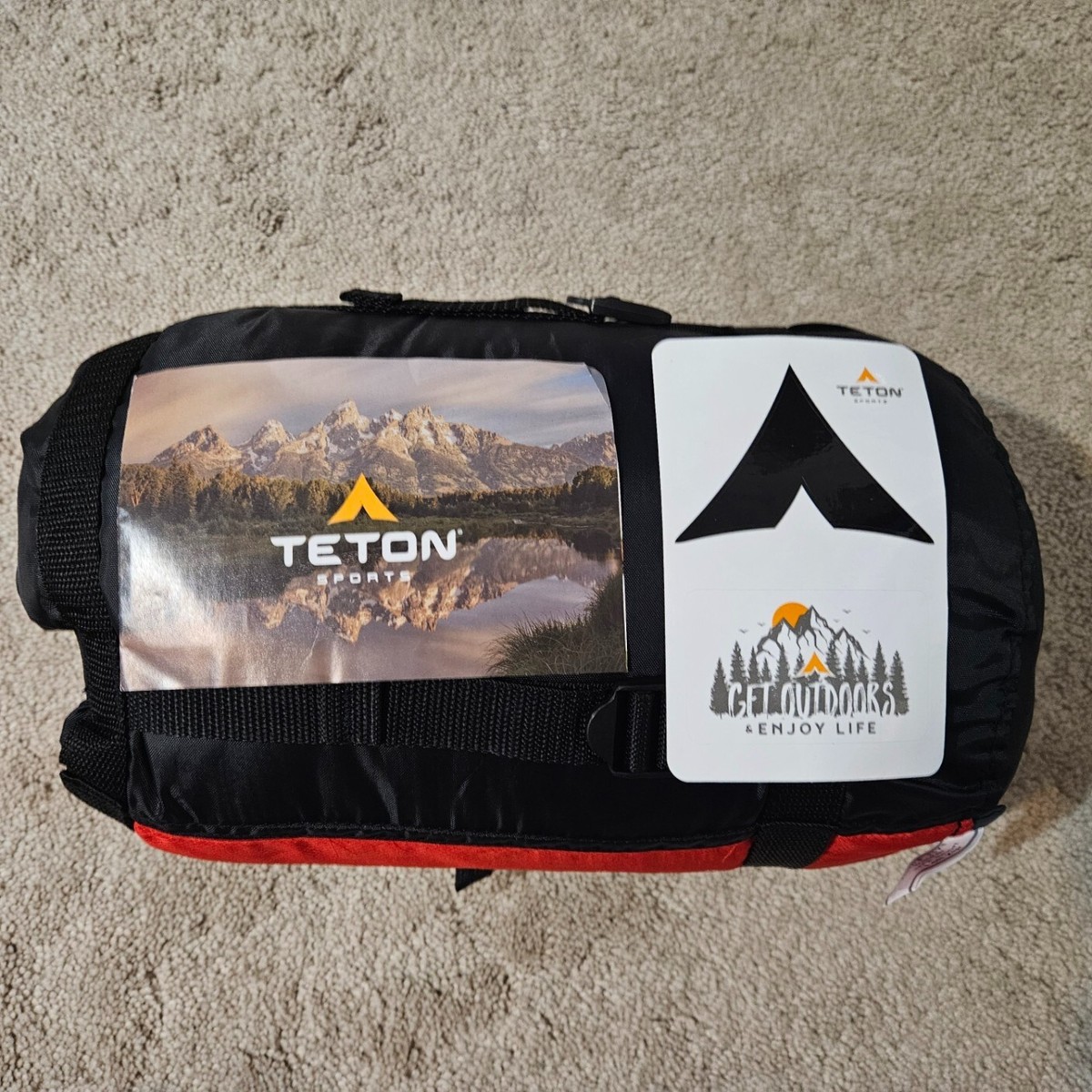 TETON Sports 20 Degree Sleeping Bag; Lightweight, Warm Mummy Sl