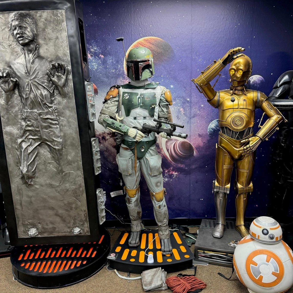 Boba fett online life size figure