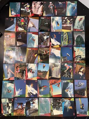 Generation Extreme Sports 1994 Trading Cards NEAR Complete Set Lot