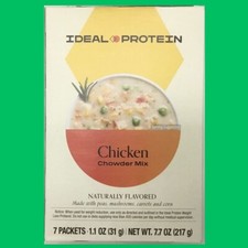 Ideal Protein Chicken CHOWDER Soup Mix - 7 packets