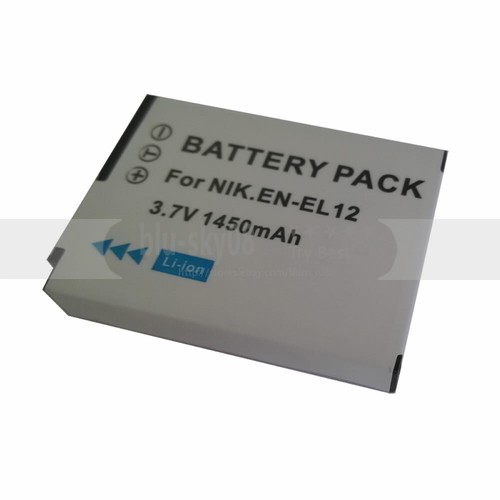 EN-EL12 Battery or Charger for Nikon Coolpix AW130 A900 W300 P340 S9900 S8200 - Picture 12 of 32
