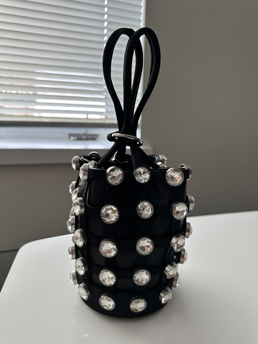 アレキサンダーワン　Roxy bucket bag Alexander Wang Black Crystal Roxy Mini Bucket Bag | eBay