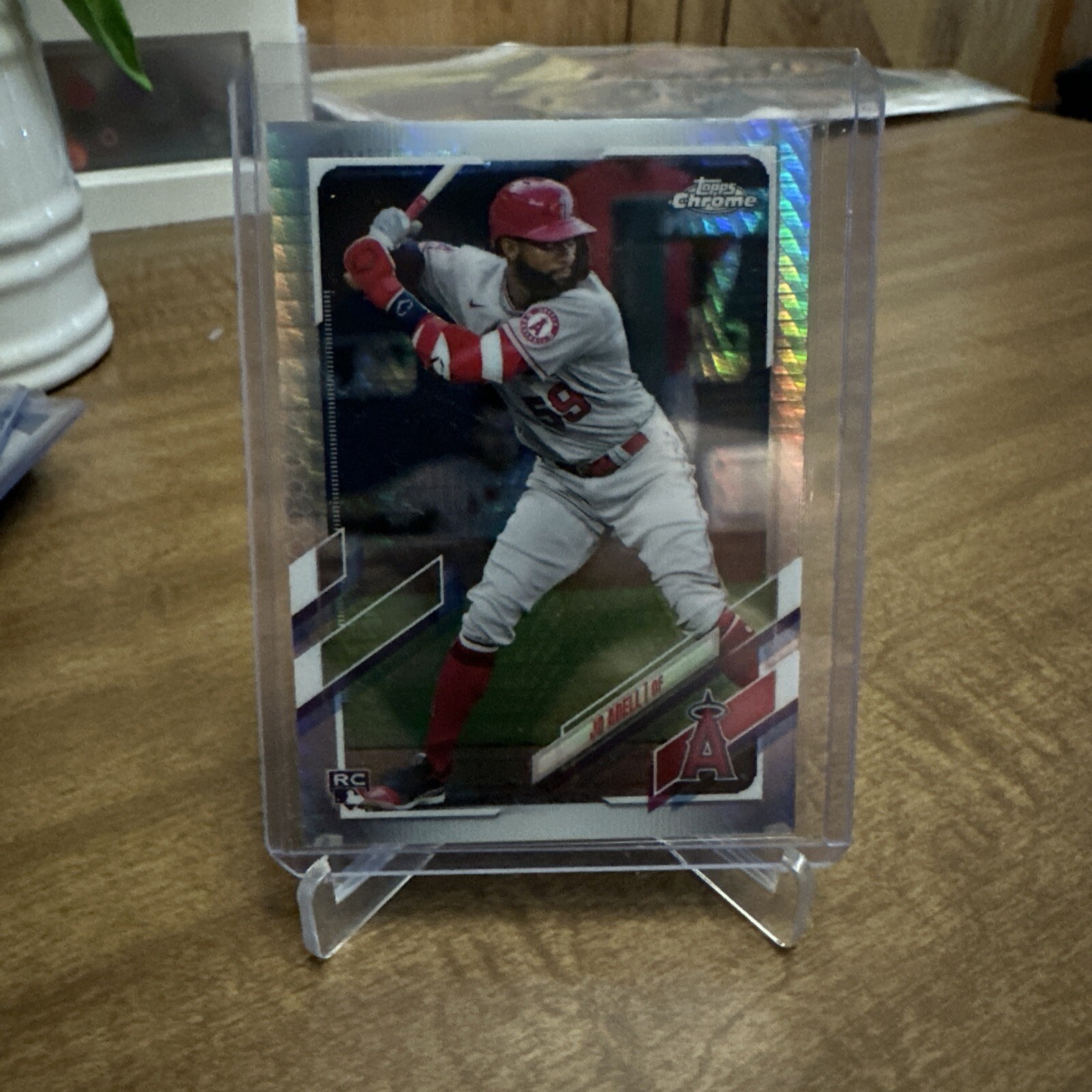 2021 Topps Chrome X-Fractor Refractor Parallel Jo Adell Los Angeles Angels RC