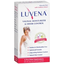 Luvena Vaginal Moisturizer & Odor Control, 5g pre-filled applicators 6 ea