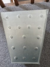 Aluminium planter 23cm/9" tall, 20cm/ 8" x 20cm/8" across the top