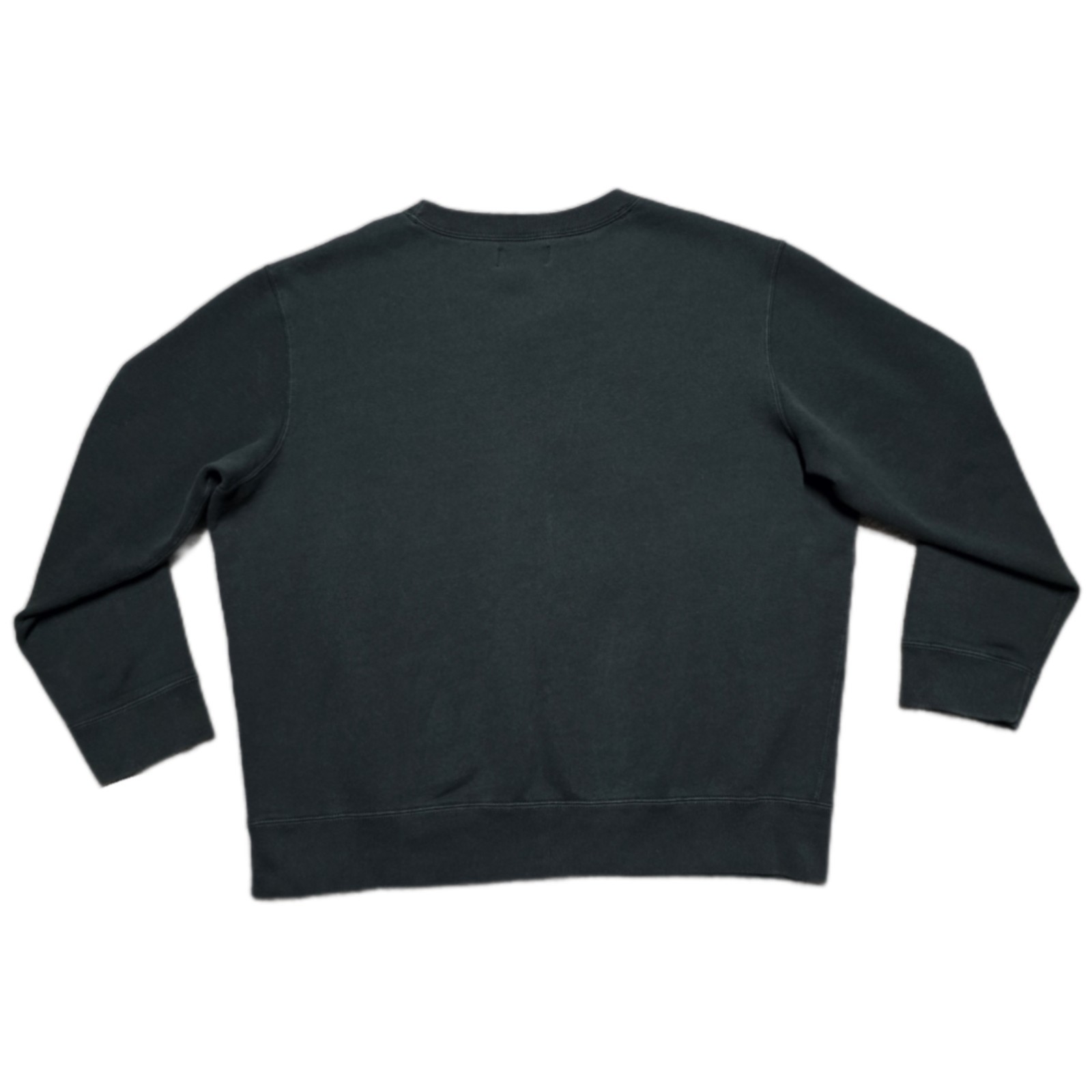 Polo Ralph Lauren verde girocollo vintage anni 90 uomo XL rosso pony pile