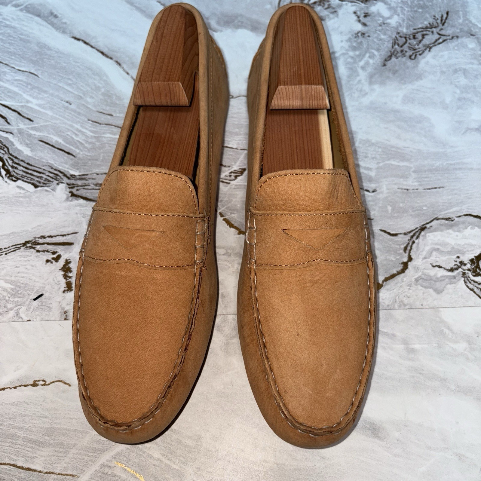 Cole Haan Women's Air Leather Tan Loafers Size 8.5