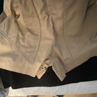 Maje Beige Cotton Solid Ruffle Sleeve Romper 34 Elastic Waist Pockets Zip — photo 6