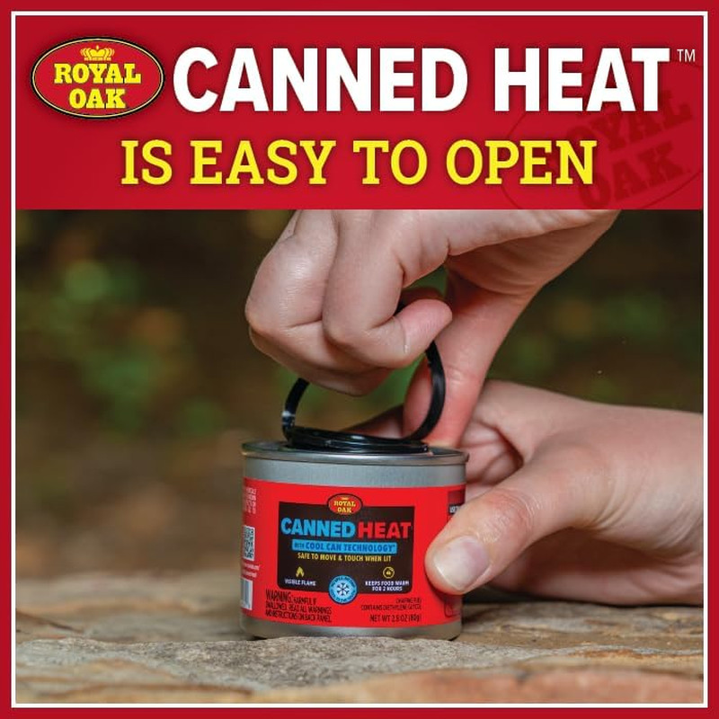 Canned Heat 12 Pack 6 Hour Chafing Fuel, Easy Open, Resealable, Non-Drip, for Fo