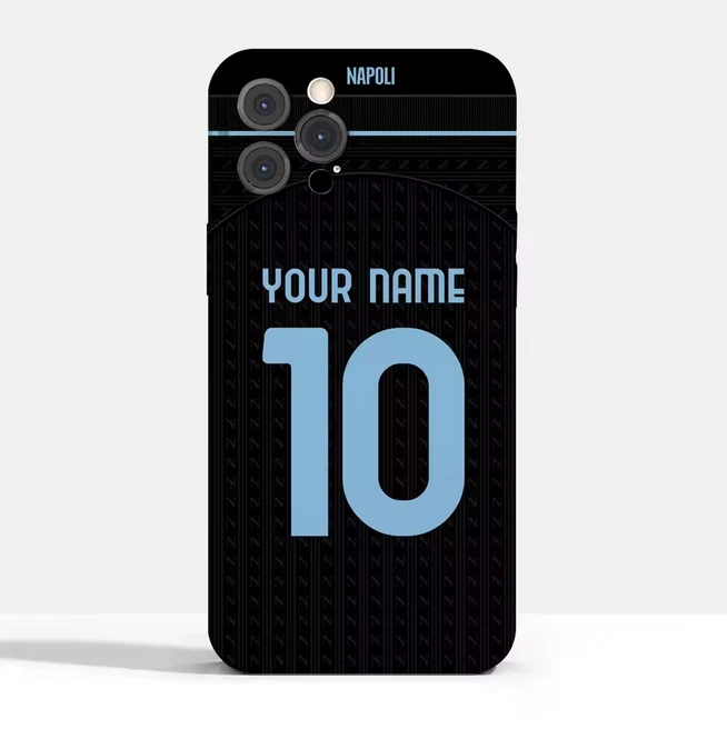 NAPOLI Custodia COVER iPhone PERSONALIZZABILE Nome e Numero LEGGI DESCRIZIONE! - Immagine 2 di 4