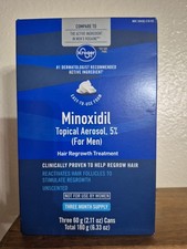 Men's 5 Minoxidil Hair Regrowth Treatment Foam 3 Months Supply Rogaine Compar
