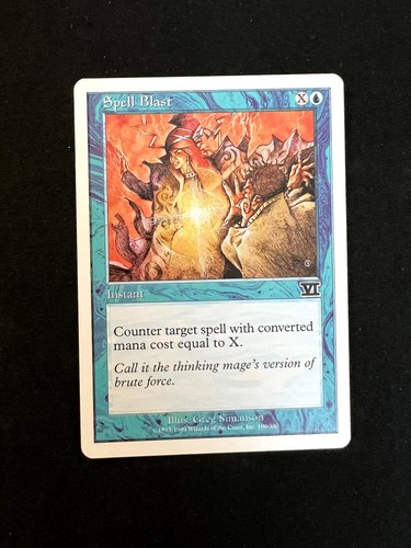 Spell Blast 100 C Classic Sixth Edition Magic: The Gathering MP