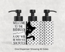 Cat Stainless Steel Soap Dispenser - 18 Oz Bottle