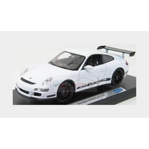 1:18 WELLY Porsche 911 997 Gt3Rs 2010 White WE18015W - Immagine 2 di 2