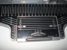 Vtg Brannock Device  Shoe Sizer Junior Model Width Arch Foot Measurement Tool