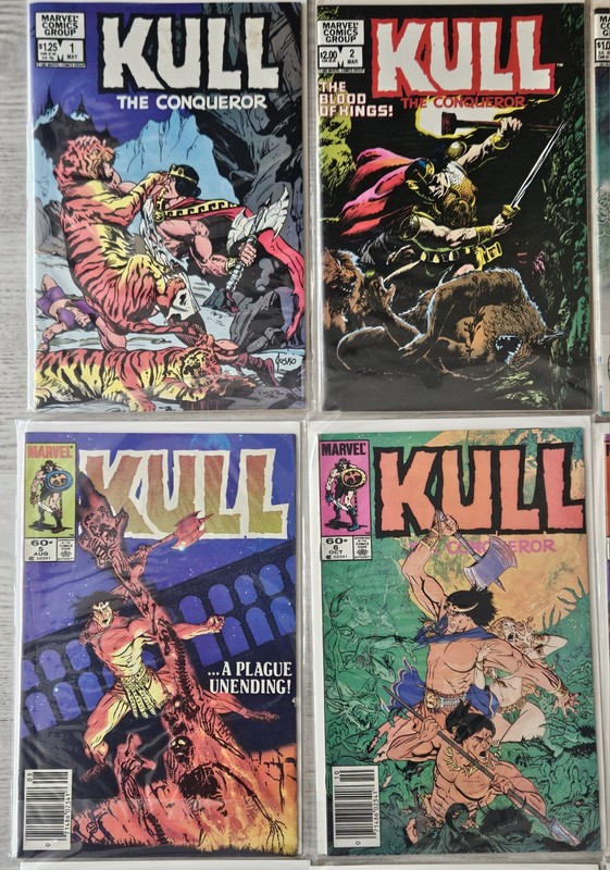 Marvel Kull Comic Lot 16 Issues Conqueror Destroyer Vintage Bagged Boarded