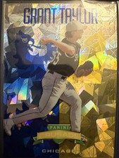 2024 Panini Crusade Grant Taylor Blue Cracked Ice Chicago White Sox Prospect SP