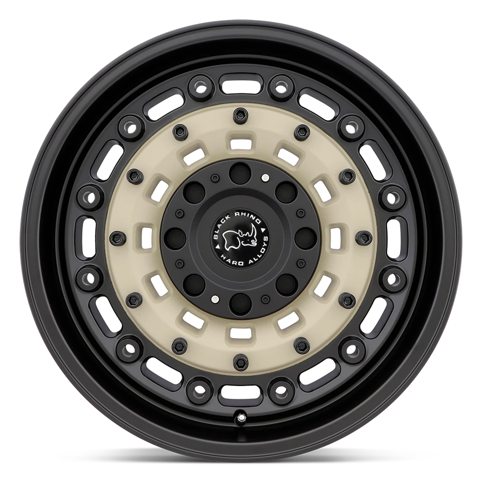 Black Rhino Arsenal 17x9.5 8x6.5 Sand On Black Wheel 17" -18mm Lifted Truck Rim - Image 2 of 4